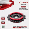 ALPHA SPROCKET สเตอร์หน้า 13 ฟัน (520) มียาง ใช้สำหรับ Honda CBR250, CBR300 , CB300F , CRF250 M / L, CRF300L, CB300R [ APF3501.13RB ]