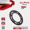 ALPHA SPROCKET สเตอร์หลัง 40 ฟัน ใช้สำหรับ HONDA CRF300L [ APR1243.40 ]