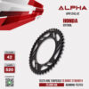 ALPHA SPROCKET สเตอร์หลัง 42 ฟัน ใช้สำหรับ HONDA CRF300L [ APR1243.42 ]