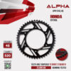 ALPHA SPROCKET สเตอร์หลัง 48 ฟัน ใช้สำหรับ HONDA CRF300L [ APR1243.48 ]