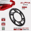 ALPHA SPROCKET สเตอร์หลัง 48 ฟัน ใช้สำหรับ HONDA CRF300L [ APR1243.48 ]