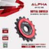 ALPHA สเตอร์หน้า 16 ฟัน Royal Enfield รุ่น 650 Continental / 650 Interceptor (525) [ APF1703.16RB ]