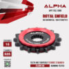 ALPHA สเตอร์หน้า 16 ฟัน Royal Enfield รุ่น 650 Continental / 650 Interceptor (525) [ APF1703.16RB ]