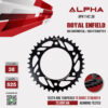 ALPHA สเตอร์หลัง 38 ฟัน Royal Enfield รุ่น 650 Continental / 650 Interceptor (525) [ APR1142.38 ]