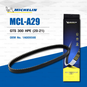 MICHELIN สายพานสำหรับ VESPA GTS 300 HPE ปี 2020-2021 [ MCL-029 ] ใช้แทน 1A009598